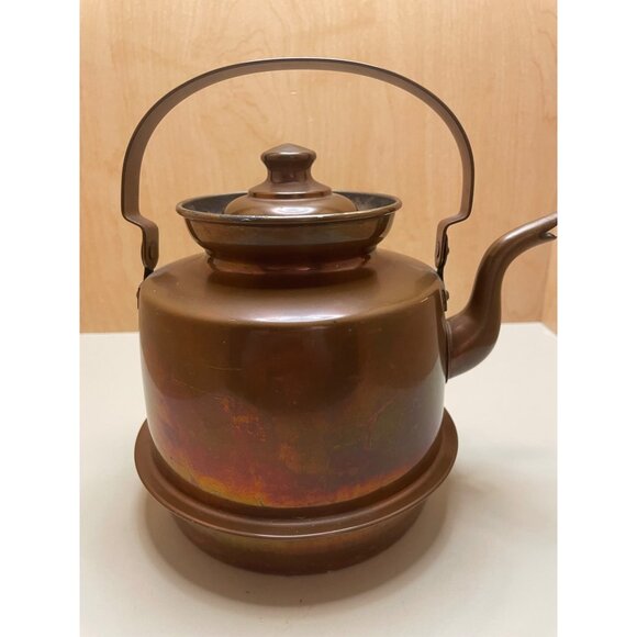 Vtg Copper Pot from Sweden with Classic Gooseneck. Excellent Condition - Picture 1 of 12
